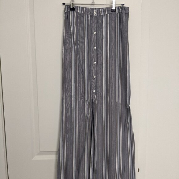 Hollister Front Split Button Long Skirt - Picture 1 of 3